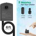 Knifel Submersible Pump 150GPH (550 L/H 9.5W) Ultra Quiet with Over Heating Protection 4ft High Lift for Fountains, Hydroponics, Ponds, Aquariums & More