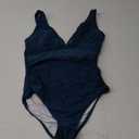 Women Sexy Mesh Tummy Control Swimsuit Push Up High Waisted Bathing Suit Slimming Deep V Neck One Piece Swimwear, M