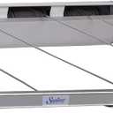Household Essentials Retractable 5-Line Dryer, White, 36.5" W x 8" L x 6.5" H