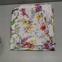 Soimoi Velvet Fabric Flower & Leaves Watercolor Printed Craft Fabric by the metre 58 Inch Wide