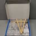 Changeable Felt Letter Board with Letters, Pre Cut & Sorted 725 Letters, First Day of School Board, Baby Announcement Sign, 10x10 Inch Message Board, Pregnancy Announcement Classroom Decor Sign Board (Black)