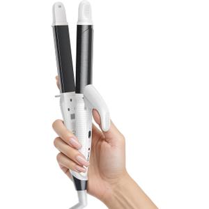 Europe Travel Curling Iron Mini: Dual Voltage Curling Iron for Traveling  Mini Travel Curling Irons 1 Inch with US Plug,Black 450℉ for Thick/Coarse Short Hair