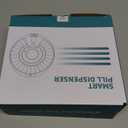 Daviky Automatic Pill Dispenser for Elderly with Alarm, 28-Day Electronic Locked Pill Box, Sound & Light Reminders for Medication, Vitamins, and Supplements (Green)