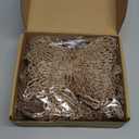 Jutom 36 Pcs Christmas Tree Butterfly Ornaments 3 Sizes 3D Glitter Hollow Butterfly Decorations Xmas Butterflies Wall Hanging Decor with Clips and Stems for Christmas Tree Wreath (Champagne Gold)