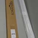 Tonature No Drill Cellular Shades for Indoor Windows, Thermal Insulating & Noise Reducing Honeycomb Blinds, Free Stop Cordless Blackout Shades, White, 36" W x 64" H