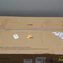 White Makeup Vanity Desk with Mirror and Lights, Vanity Set with Chair, Make Up Dresser Table with Drawers and Power Outlet for Girls Bedroom Small Space