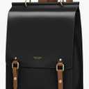 Cnoles Leather Backpack Purse For Women Fashion Ladies Vintage Bags Casual College Travel Backpacks Large bag Black