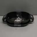 Northriver Casting 12"x8" Oval Cast Iron Dutch Oven for Bread Baking，Pre-Seasoned Combo Cooker with Lid, Perfect for Sourdough, Artisan Loaves & Family Meals,5 Qt