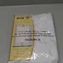 WPM White Sheer Curtains 58" Wide x 84" Long 2 Panels Livingroom Window Treatment Rod Pocket Sheer Voile for Bedroom, Kitchen, Childrens Room Fully Stitched and Hemmed