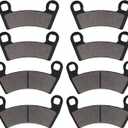 LOCOPOW Front&Rear Brake Pads for 2016-2023 Polaris General 1000 / EPS Ranger Crew XP 1000 570 RZR 4 900 S4 1000 4 Pack