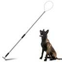 Dog Catcher Pole 61 Inches - Animal Catch Pole Heavy Duty Stainless Steel Catch and Release Pole for Cats, Dogs, Hogs, and Pigs - Animal Control Tools