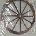 Nuanchu Western Cowboy Party Decorations Cow Print Cowhide Rug Wooden Wagon Wheel Vintage Rustic Western Party Decor for Cowboy Theme Birthday Decor, 29.53 x 43.31 inches