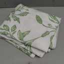 Sage Green Shower Curtain Floral Cotton Cottage core Shower Curtain for Bathroom 72" W x 84" L