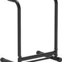 RELIFE REBUILD YOUR LIFE Dip Station Functional Heavy Duty Dip Stands Fitness Workout Dip bar Station Stabilizer Parallette Push Up Stand (Black-02)