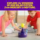 Dan&Darci 360 Orbiting Solar System for Kids - Paint & Build Model Kit - Arts and Crafts for Kid Ages 8-12, 4-6, 4-8, 6-8 - Space Toys 8-10 - Science Astronomy Gifts - Painting Craft Kits for Boys