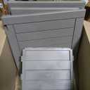 Real Relax Deck Box 22x20 Resin Outdoor Storage Tool Box