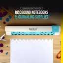 Bearboss 30 Hole Paper Punch, Planner Hole Punch, Adjustable Hole Puncher for Discbound Notebooks & Journaling Supplies