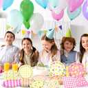 Lemon Party Decorations,60Pcs Lemon Birthday Party Plates and Napkins Pink and Yellow Lemon Table Decorations for Summer Party,Fruit Theme Birthday Party Supplies