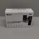 LEDHOLYT Rechargeable Marble Flameless Candles, Gray Glass LED Pillar Candle with Remote & Timer,Decorative Candles for Living Room, Bedroom, Holiday Décor & Gifts for Women,Set of 3