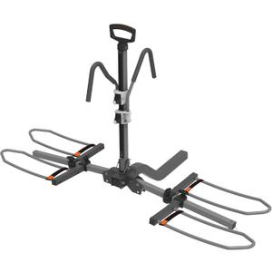 HYPERAX Volt 2 - E Bike Hitch Mounted Platform Style 2 Bikes Carrier for Car, SUV, Trucks, Sedan, Tilting e-Bike Rack for Hitch Fits Up to 2 X 70 lbs Bike with Up to 5" TIRE - NO RV USE!