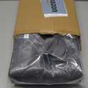 Magnetic Thermal Insulated Door Curtain Fit Doors 36'' x 80'', Thermal Door Blanket Insulation Cover for Winter, Oxford & Thicken Cotton Doors Screen for Attic, Front,Doorway,Sliding Glass,Gray