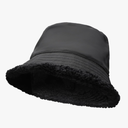 Harssidanzar Mens and Womens Winter Bucket Hats Wool Lining Waterproof Warm Fisherman Cap CU609US