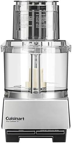 Cuisinart Food Processor, Pro Custom 11 Cup, Brushed Chrome, DLC-8SBCYP1