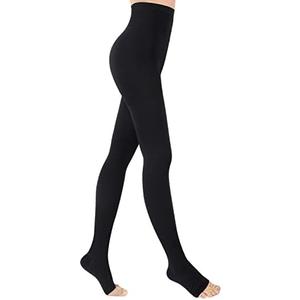 Medical Compression Pantyhose for Women & Men, 20-30mmHg Compression Stockings S