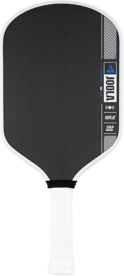 JOOLA Pro IV Pickleball Paddles Raw Carbon Fiber Surface Tech Flex Power Propulsion Core Wide or Elongated UPA-A and USAP Approved, 16mm