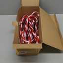 Joiedomi 12 Pcs Christmas Candy Cane Pathway Markers Lights, 12 Stakes Lights with Warm White, Waterproof Outdoor Decorations for Holiday Xmas Indoor,Yard,Patio,Garden,Walkway