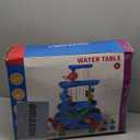 4-Tier Sand and Water Table for Kids, Outdoor Splash and Play Activity Set for Boys and Girls Ages 3 4 5 6 7 8 Years, Summer Beach & Poolside Sensory Toys for Fun Water Play