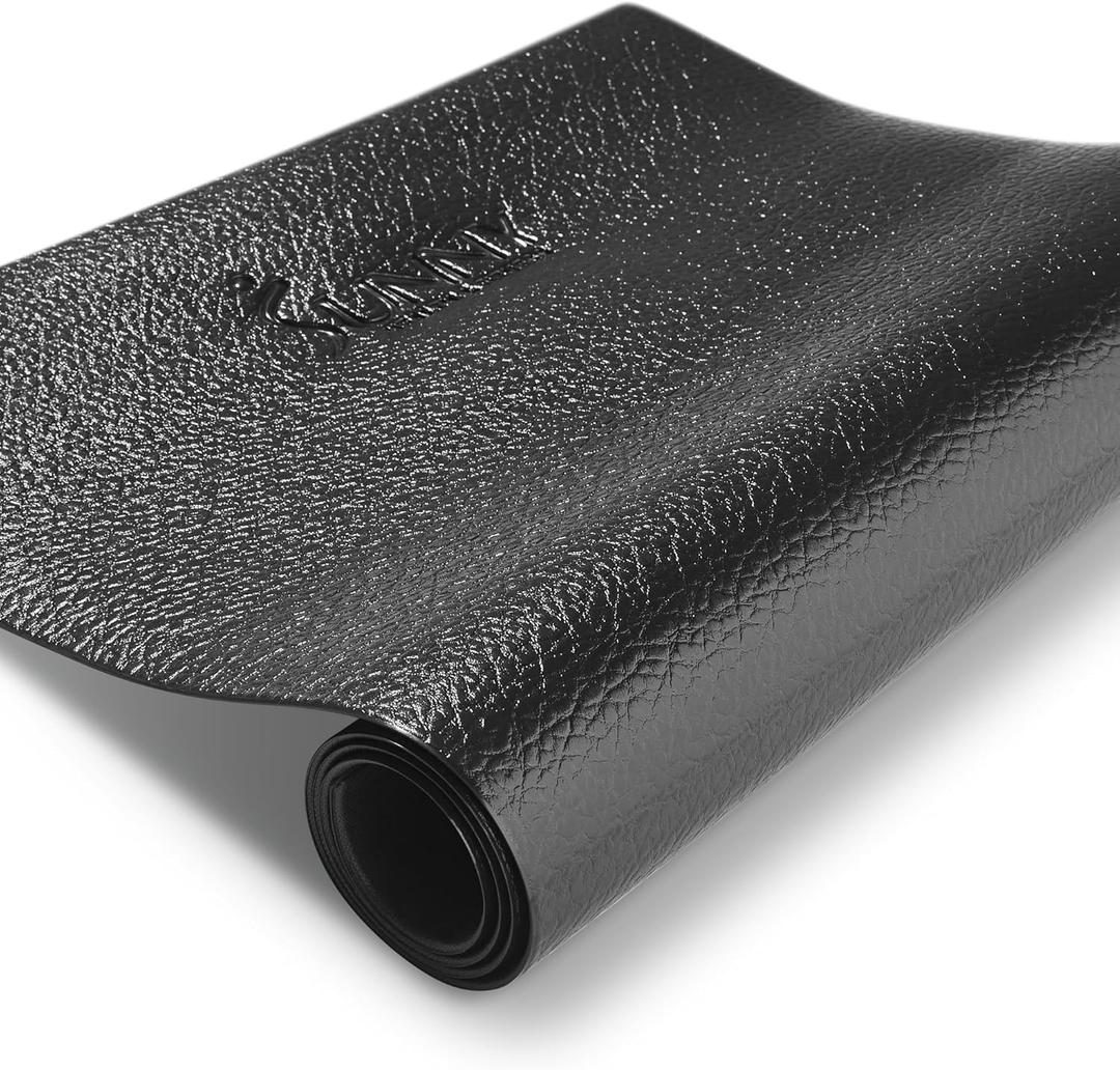 Sunny Health & Fitness Non-Slip Home Gym Mat  Workout Floor Protection Foam Pad for Treadmill, Bike, Elliptical, Yoga and Exercise Equipment or Standing Desk in 4 Size Options