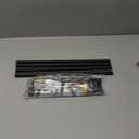 DongMaple Shoe Rack Expandable 14.6"26.4"，2Tier Metal Hanging Shoe Organizer Holds 6 Pairs of Shoes,WallMounted Shoe Rack, Foldable Shoe Shelf for Entryway SpaceSaving Shoe Holder for Door, Black