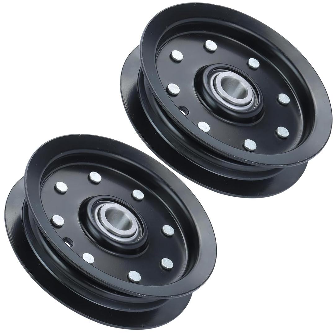 2 Pack 30224 Flat Idler Pulley Replaces Dixie Chopper 30224 Pulley, 30224 Idler Pulley, Rotary 9891 for Dixie Chopper X2400, LX200, LT2700, 42", 50", 60" and 73" Decks