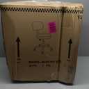 Boss Office Products Be Well Medical Spa Professional Adjustable Drafting Stool with Back, Grey (B245-GY)