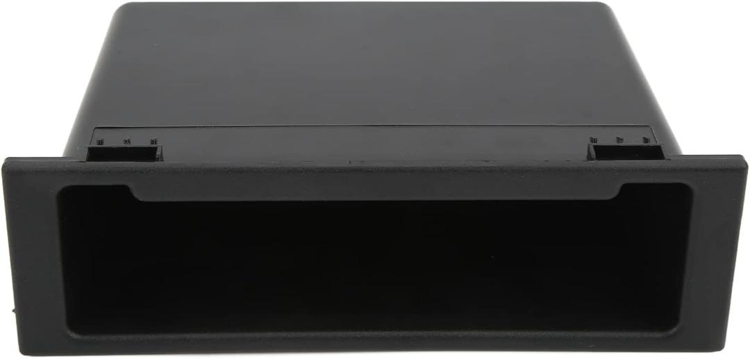 Dash Radio Storage Box, Single Din Storage Pocket Multi Application Dash Storage Pocket Car Stereo Blanking Plate Stereo Holder for Car