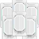 2026 Upgraded Plug in Air Purifiers Air Ionizers for Dust Mites, Odor Eliminator for Home with Negative Ion Generator, Quiet Portable Air Freshener Plug In for Bedroom,Office,Smoke,Dust (6Pack)