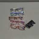 Gaoye Reading Glasses Men/Women, Eyeglasses, Blue Light Readers for Men/Women, Computer Eye Glasses, Cheaters (F1-5 Pack Mix Color 3)