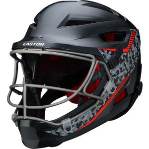 Easton | Hellcat Slowpitch Softball Helmet | Pitchers/Fielders Mask | NOCSAE Certified | Multiple Styles (S/M | 6 7/8" - 7 1/2", Black)