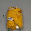 NACOCO Large Dog Raincoat Adjustable Pet Water Proof Clothes Lightweight Rain Jacket Poncho Hoodies with Strip Reflective (XL, Yellow)