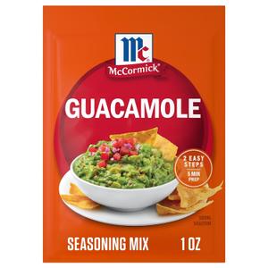 McCormick Guacamole Seasoning Mix, 1 oz (Pack of 12) (EXP 04/05/28)