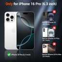 SUPFINE Magnetic for iPhone 16 Pro Case(Compatible with MagSafe)(Military Grade Drop Protection) Slim Translucent Matte Shockproof with Anti-Fingerprint Phone Case,Desert Gold