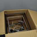 Modern 3-Lights Pendant Light Fixture Mid Centry Modern Geometric Pendant Lighting for Kitchen Island Vintage Black & Chrome Chandelier for Dining Room, Bedroom, Lving Room