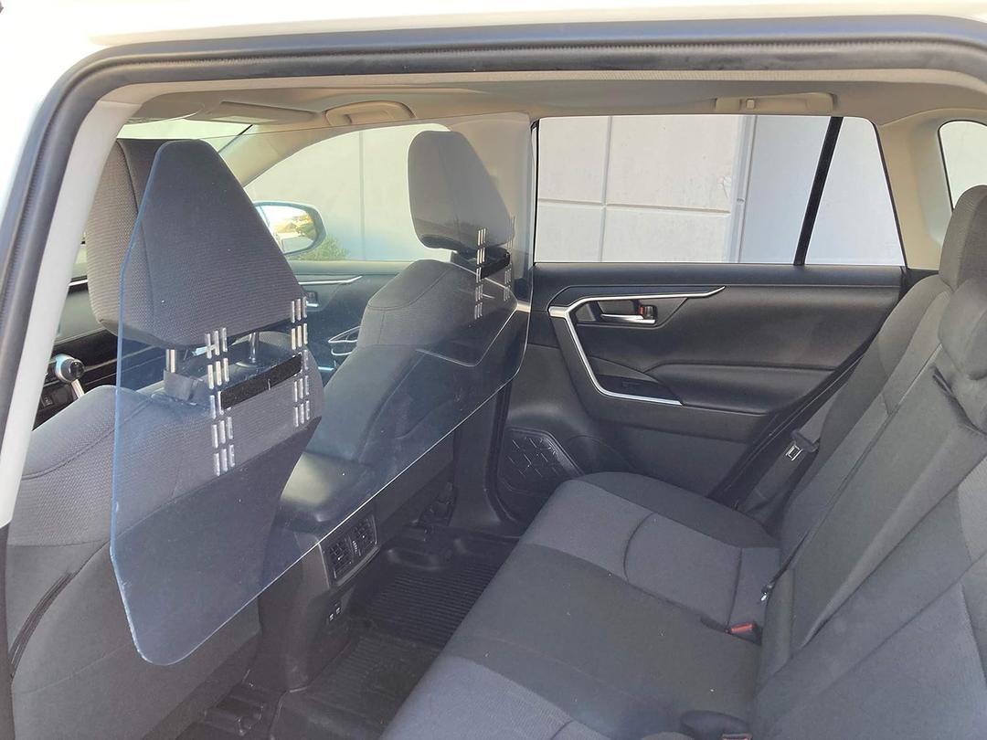Factory Crafts Rideshare Shield Vehicle Sneeze Guard Interior Safety Barrier Car SUV Taxi Driver Passenger Universal Partition Palclear PVC Easy Clean Superior Material Type R