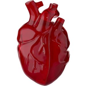 AirPods 4 Case, Heart-Shaped Liquid Silicone Protective Cover 2024, Compatible with AirPods 4th Gen, Clear Shockproof and Anti-Drop Full Protection Case for Women and Men (Red)