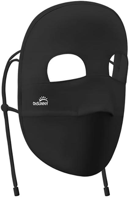 Ohsunny Balaclava Full Face Cover UPF2000+ Adjustable Ear Loop Outdoor Face Sun Protection