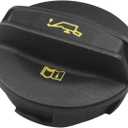 Tecledsn Car Engine Oil Filler Cap Cover with Pattern Identification, Engine Oil Fill Cap, Car Fuel Cap, 06K103485A Tightly Fitting Replacement Part Car Oil Cap Replacement for V-W Audi
