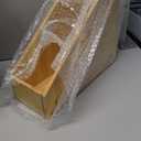 Slim Bamboo Cutting Board Holder & Baking Sheet Organizer, Open-Front Pan & Lid Rack with Handles, Countertop or No-Drill Wall Mount, Kitchen Cabinet & Pantry Organizer