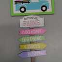 Wesiti 20 Pieces Easter Tiered Tray Decor Easter Decorations Rustic Gnome Bunny Rabbits Eggs Wooden Spring Sign Decorative Trays Signs for Home Table Office Kitchen Farmhouse Party Tabletop