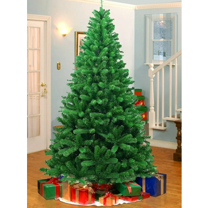 WOLYKIER 5Ft Artificial Christmas Tree Holiday Decorations Xmas Tree with Foldable Stand for Home Party Decoration with 500 Branch Tips Decor for Indoor Use
